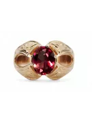 Ruby Original Vintage 14K Rose Gold Ring Vintage vrc135r